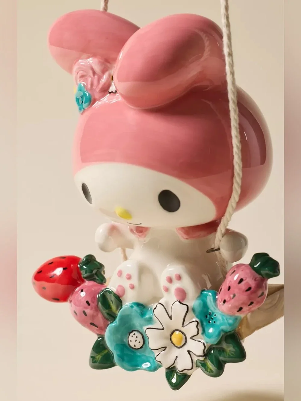 NEW Sanrio My Melody Hello Kitty & Friends Hanging Garden Swing Sculpture